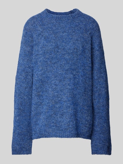 NOISY MAY® Strickpullover mit gerippten Abschlüssen Modell 'SUTTON' Royal 2