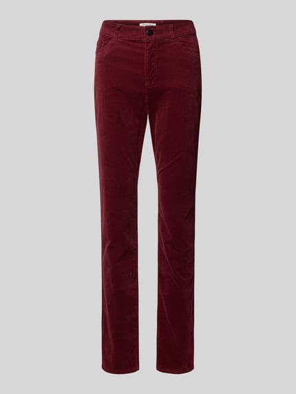 Christian Berg Woman Stoffen broek met 5-pocketmodel Donkerrood - 2