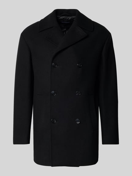 Matinique Mantel aus Woll-Mix Modell 'BURNLEY' Black 2