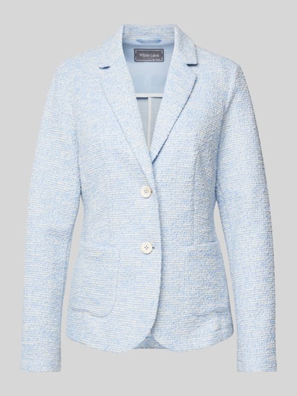 White Label Blazer met opgestikte zakken Bleu - 2