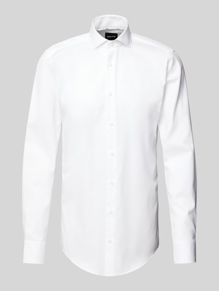 BOSS Slim Fit Businesshemd mit extra langem Arm Weiss 2