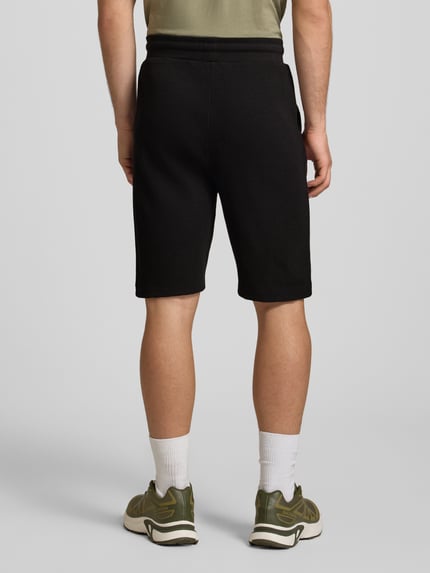 Alpha Industries Regular Fit Sweatshorts aus reiner Baumwolle Black 5