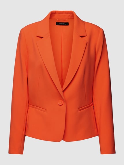 COMMA Blazer met reverskraag Oranje - 2