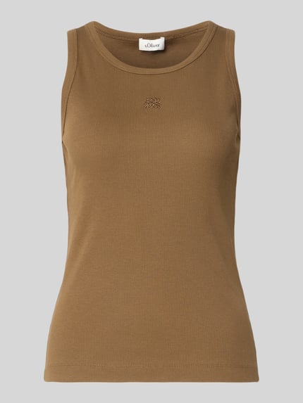 Regular Fit Tank Top aus Baumwoll-Mix Shop The Look MANNEQUINE