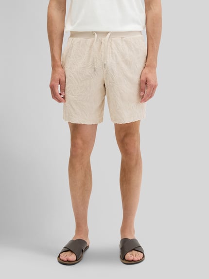 Marc O'Polo Regular Fit Sweatshorts aus reiner Baumwolle Ecru 4