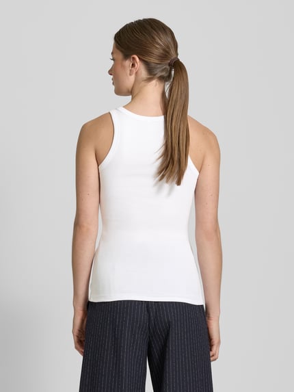 Samsøe Samsøe Tanktop mit Rundhalsausschnitt Modell 'ALEXO' Weiss 5