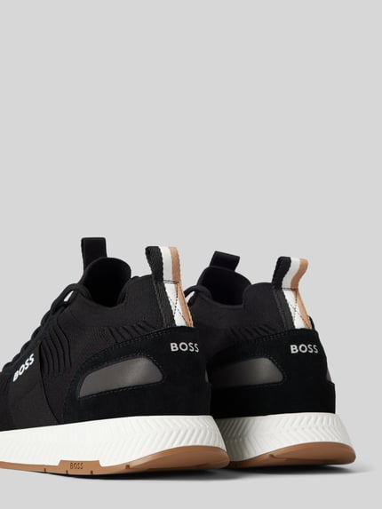 BOSS Sneakers met label-details model 'TITANIUM_RUNN_KNSTA' Zwart - 2