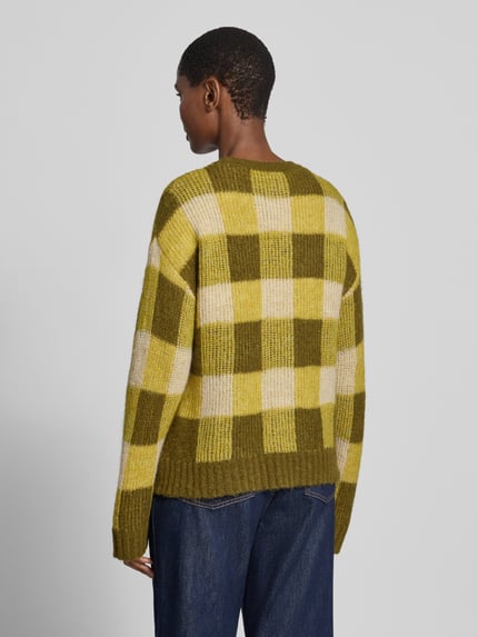 Selected Relaxed Fit Pullover aus Woll-Alpaka-Mix Modell 'LULU' Oliv 5