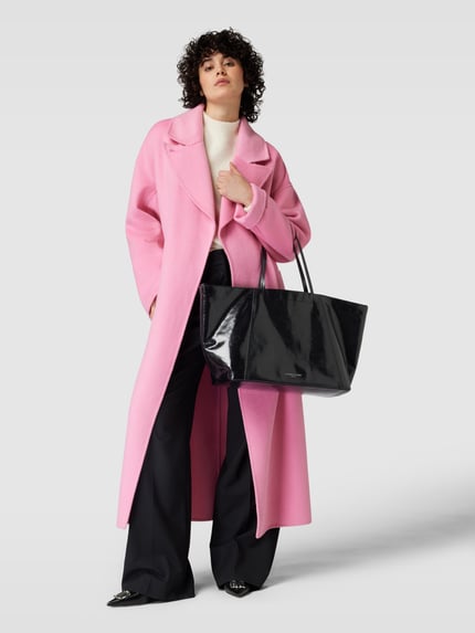 LIEBESKIND BERLIN Shopper aus Leder mit Label-Prägung Modell 'CHUDY' Black 1
