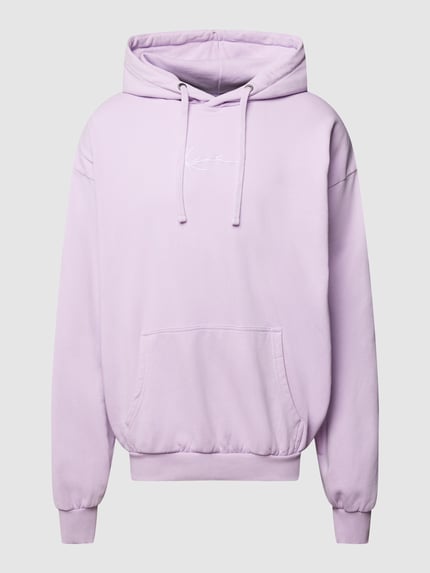 Karl Kani Hoodie mit rückseitigem Label- und Motiv-Print Flieder 2
