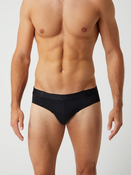 Jockey Slip van microvezel in een set van 2 Zwart - 3