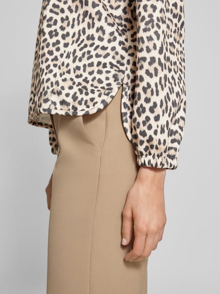 Rich & Royal Sweatshirt met ballonmouwen Beige - 3