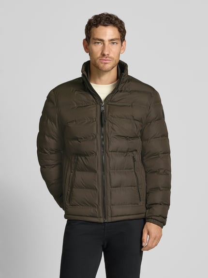 Strellson Regular Fit Steppjacke mit Stehkragen Modell 'MODENA FUSED' Oliv 4