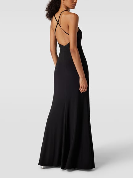LUXUAR FASHION Abendkleid mit gelegten Falten Black 5