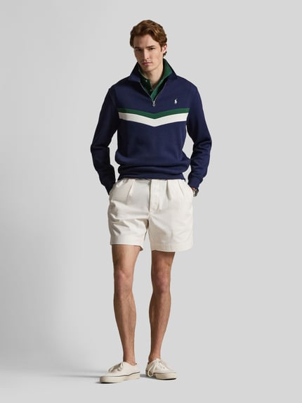 Polo Ralph Lauren regular fit schipperstrui van katoenmix Marineblauw - 1
