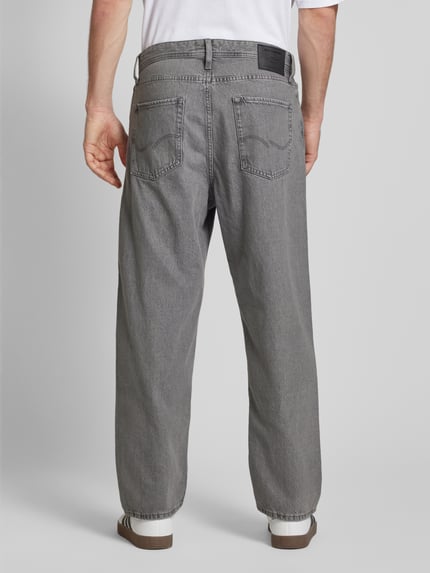 JACK & JONES Baggy Fit Jeans im 5-Pocket-Design Modell 'ALEX' Mittelgrau 5
