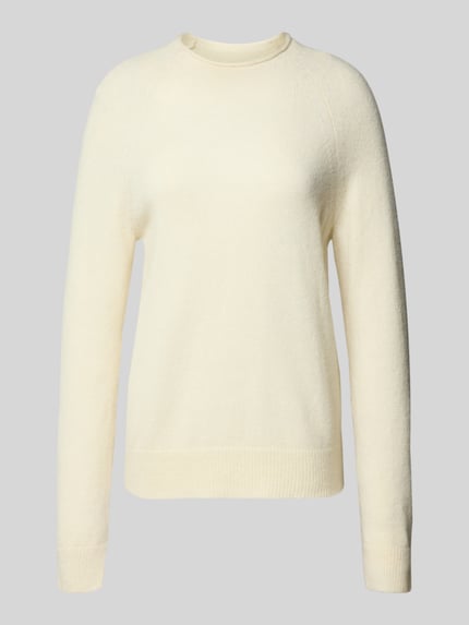 BOSS Orange Regular Fit Pullover aus Alpaka-Woll-Mix Modell 'Fesperanasy' Offwhite 1