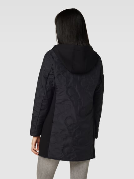 Christian Berg Woman Selection Steppjacke mit Einsatz aus Scuba und Kapuze Black 5