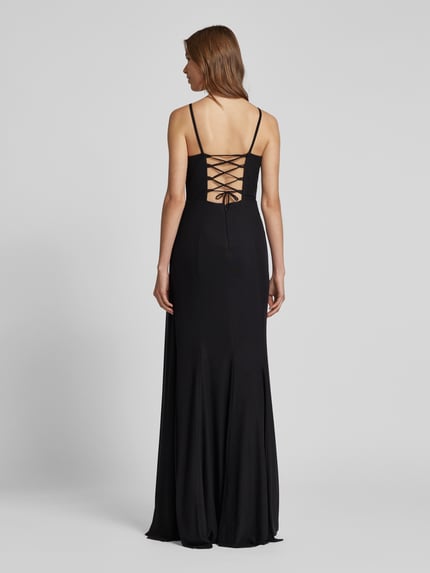 TROYDEN COLLECTION Abendkleid mit Beinschlitz Black 5