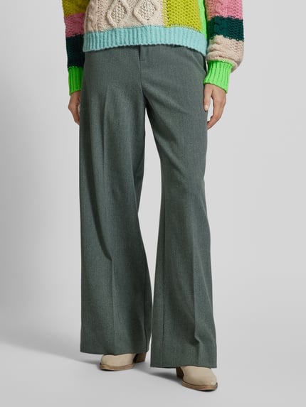Essentiel Antwerp Straight Leg Stoffhose mit Gürtelschlaufen Mittelgrau 4