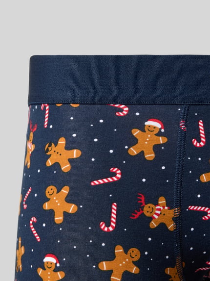 Christian Berg Men Trunks im Allover-Look im 2er-Pack Bottle 2