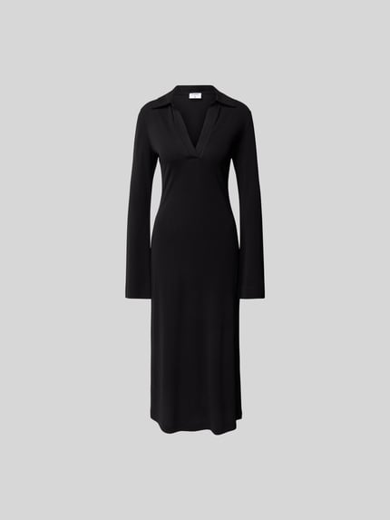 Filippa K Midi-jurk met v-hals Zwart - 2