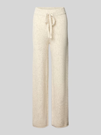 VERO MODA Hose in Strickoptik Ecru 2