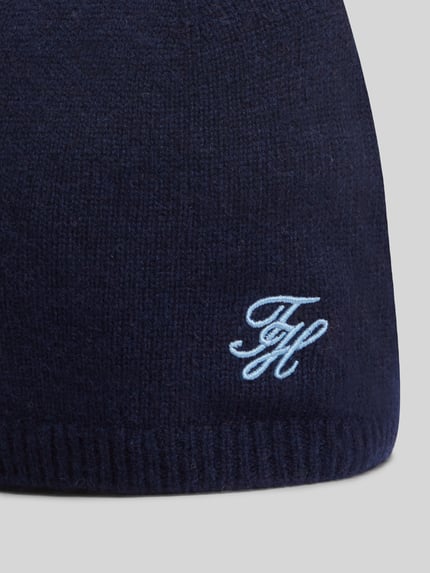 Tommy Hilfiger Mütze aus Woll-Kaschmir-Mix Marine 2