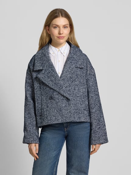 My Essential Wardrobe Regular Fit Jacke mit Woll-Anteil Modell 'Maggie' Black 4