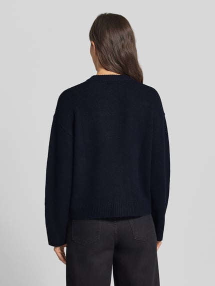Christian Berg Woman Relaxed Fit Strickjacke mit Baumwoll-Anteil Dunkelblau 5