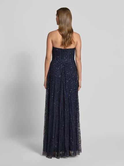 Lace & Beads Abendkleid im Off-Shoulder-Look Dunkelblau 5