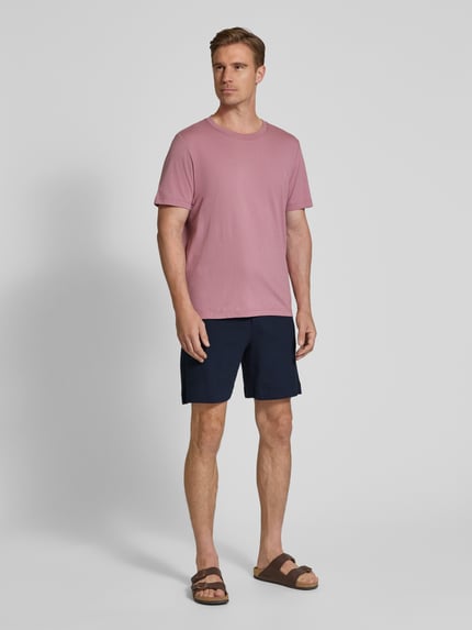 JOOP! JEANS Regular Fit Shorts mit Strukturmuster Modell 'Ediiz' Marine 1