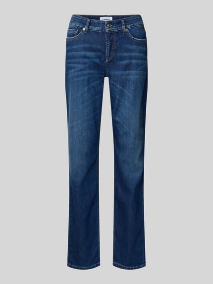 CAMBIO Slim Fit Jeans mit 5-Pocket-Design Blau 2