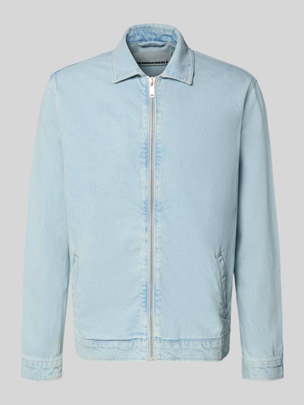 Relaxed Fit Jeansjacke aus reiner Baumwolle Modell 'HARRINGTON' Shop The Look MANNEQUINE