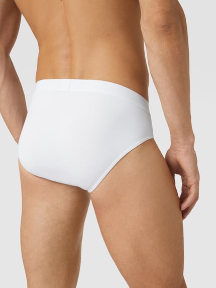 Mey Slip met logoband Wit - 3