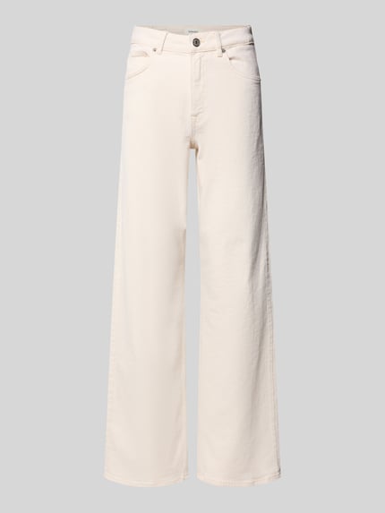 Jeansy o kroju wide fit z mieszanki bawełny Model 'WIDE BEA-KORI' Shop The Look MANNEQUINE