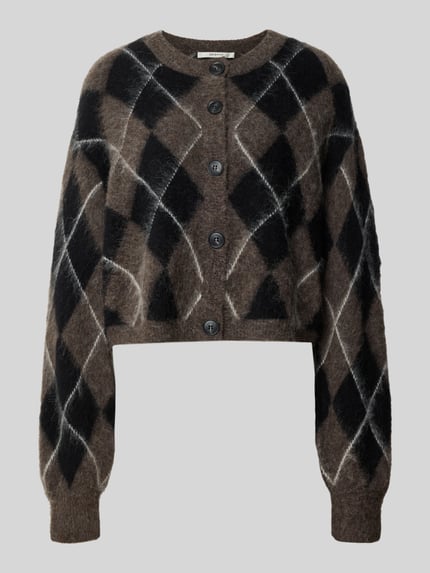 Relaxed Fit Cardigan aus Woll-Mix Modell 'sida' Shop The Look MANNEQUINE