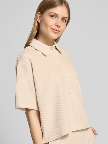 Jake*s Studio Woman Overhemdblouse met knoopsluiting Beige - 3