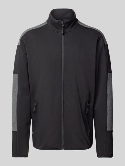 JOY Bluza rozpinana z kieszeniami zapinanymi na zamek błyskawiczny model ‘PIERRE’ Czarny 2