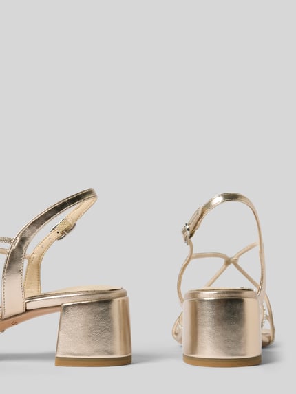 Tamaris Sandaletten mit Strasssteinbesatz Gold 2
