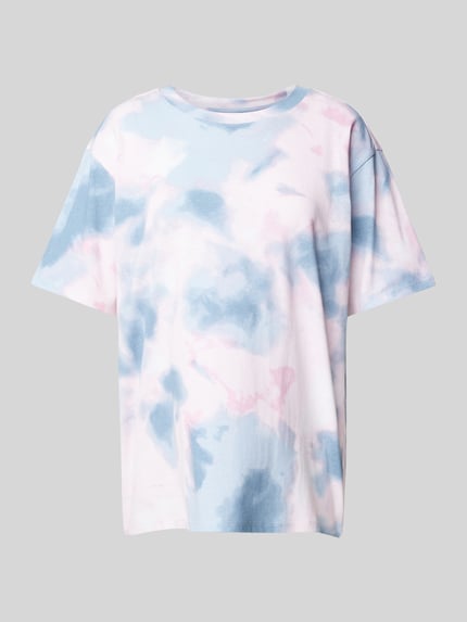 Jake*s Casual T-Shirt im Batik-Look Sky 2