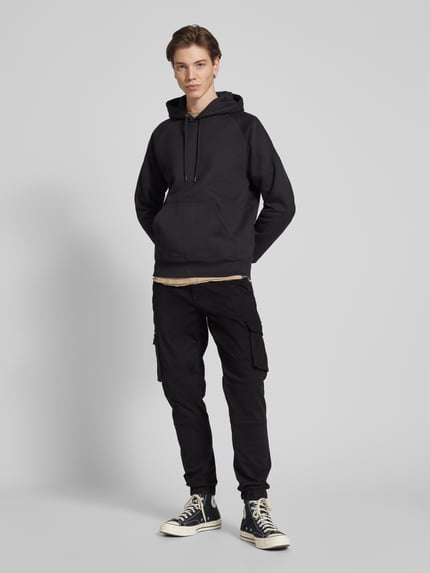 ONLY & SONS Cargobroek met elastische pijpboorden, model 'CANS STAGE' Zwart - 1