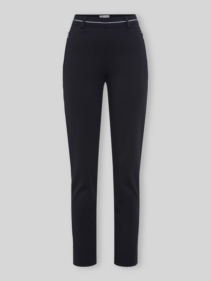 Raphaela By Brax Super slim fit broek van viscosemix model 'LILLYTH' Marineblauw - 2