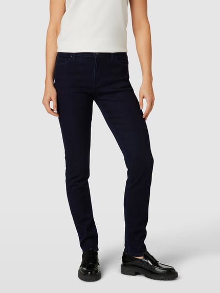 Mustang Jeansy o kroju slim fit z dodatkiem streczu model ‘Crosby Relaxed Slim’ Granatowy 4