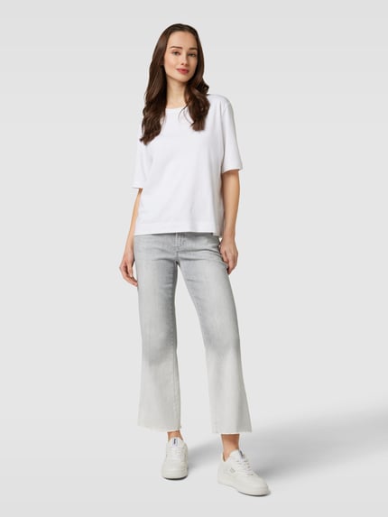 CAMBIO Relaxed Fit Jeans mit Stretch-Anteil Hellgrau 1