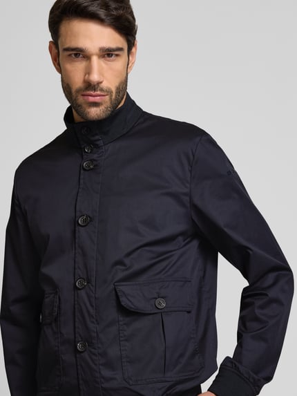 Geox Jas met opstaande kraag Marineblauw - 3