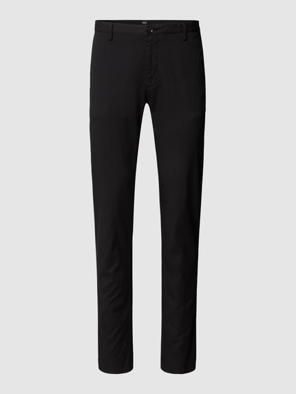BOSS Slim Fit Chino mit Stretch-Anteil Modell 'Rice' Black 2