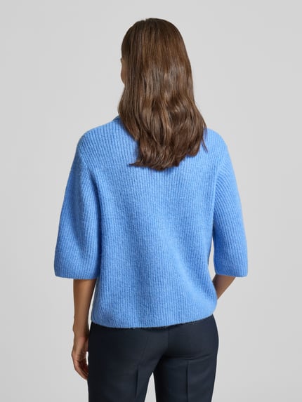 Fynch-Hatton Strickjacke mit Umlegekragen Royal 5