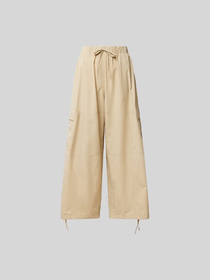 Stoffen broek met elastische band Shop The Look MANNEQUINE