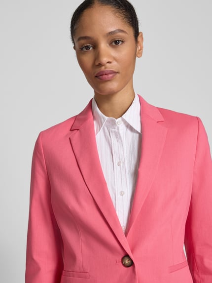 Christian Berg Woman Selection Blazer met reverskraag Felroze - 3